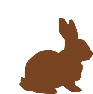 Chocolate Easter Bunny Clip Art